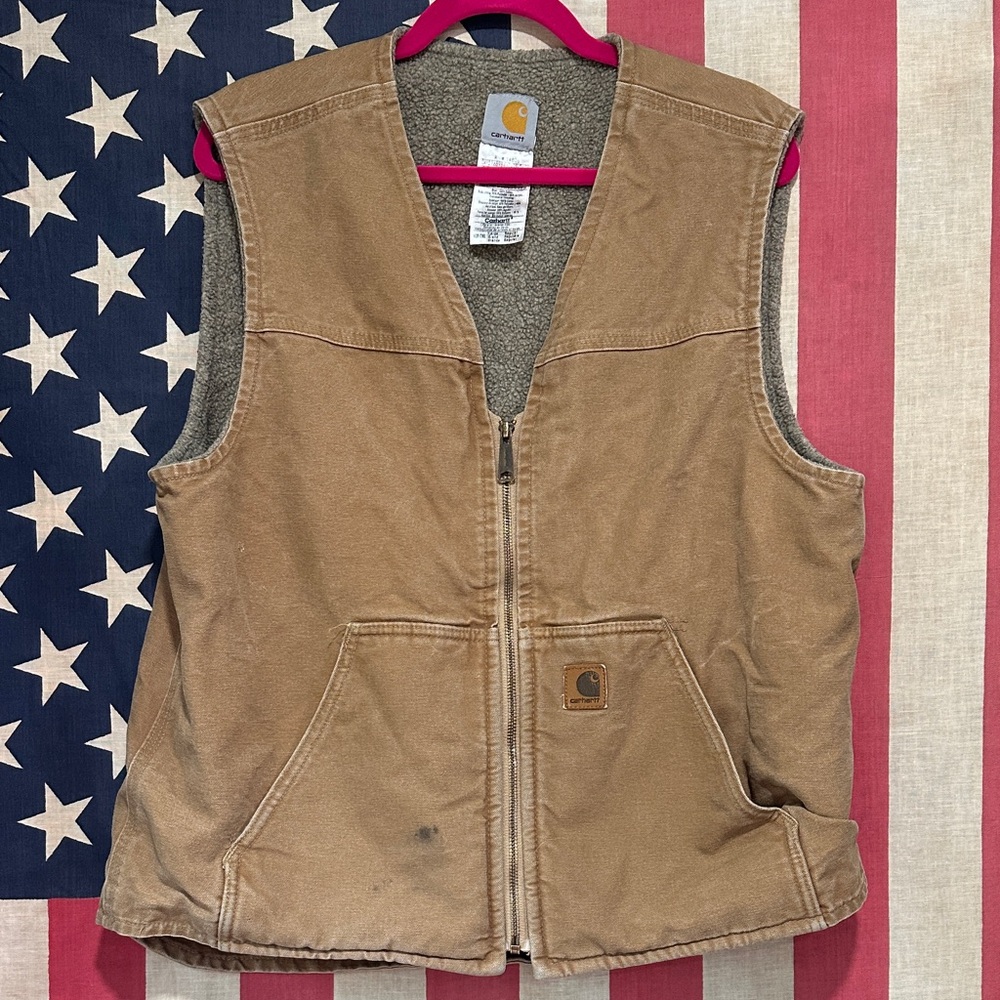 Carhartt Tan Utility Vest